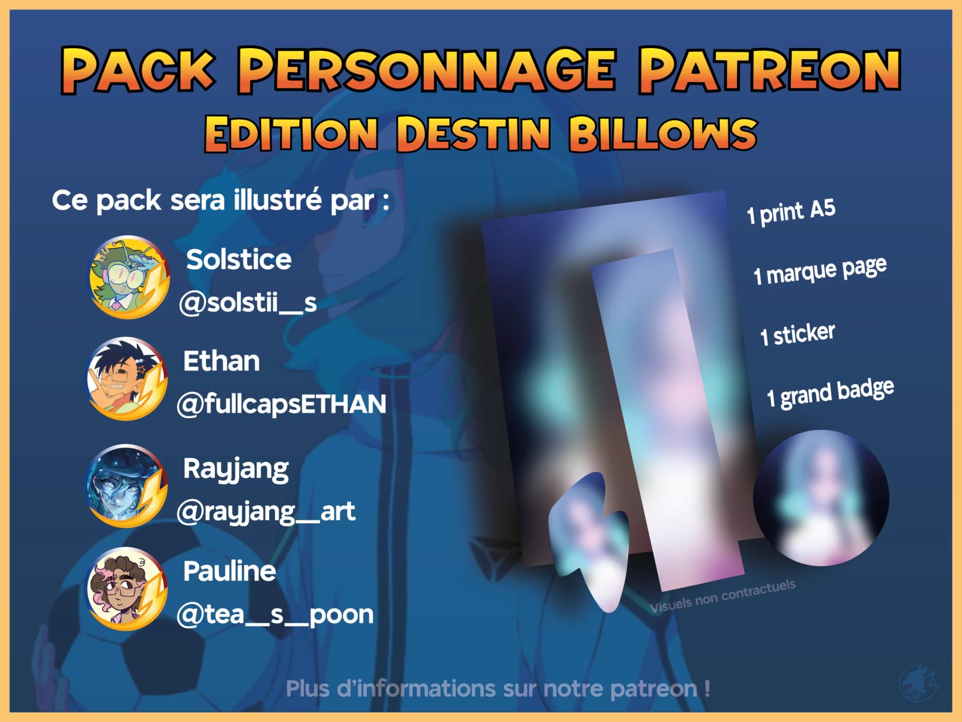 Pack Personnage — Édition Destin Billows